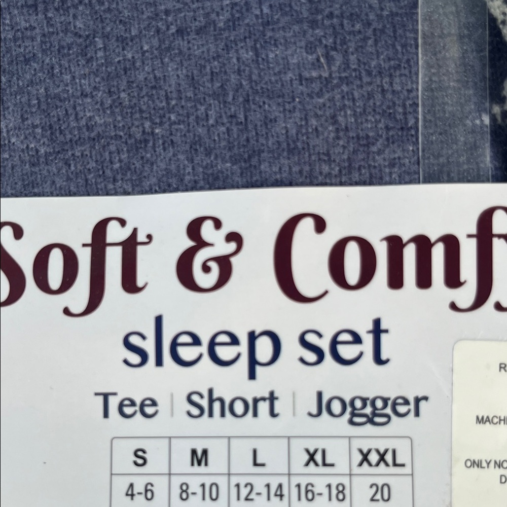 32 Degrees Women's Pajama Set - Navy with White Stars L- XL - XXL. -NWT - Picture 7 of 7